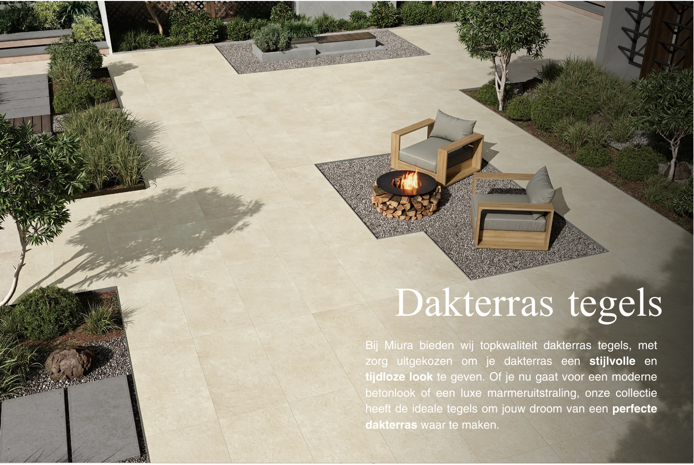 Dakterras tegels