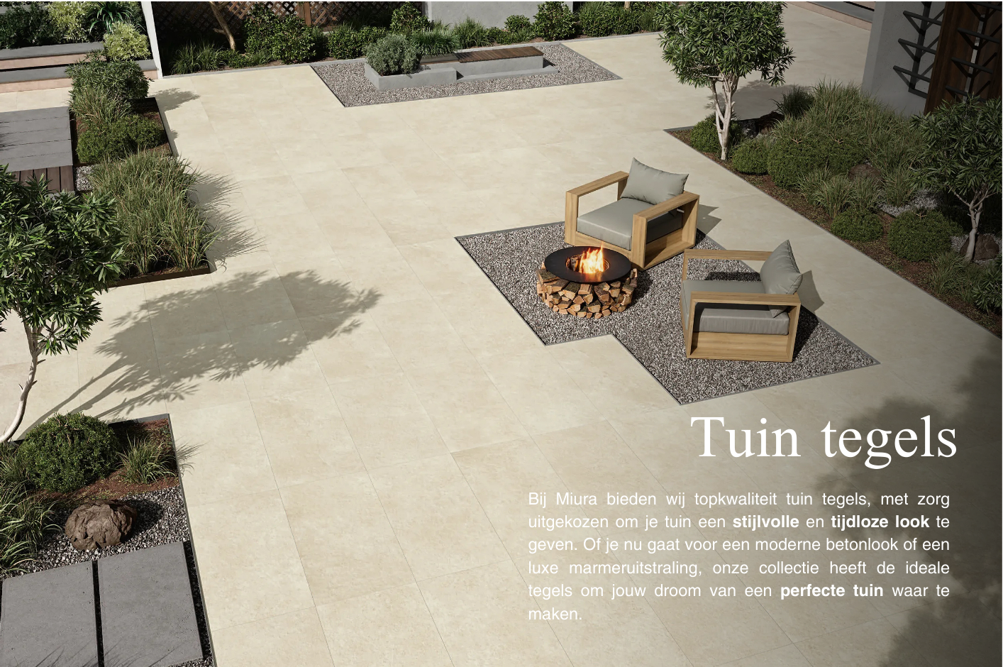 Tuin tegels